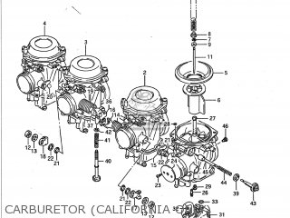 CARBURETOR (CALIFORNIA ONLY) - GSXR750 1992 (N) USA (E03)
