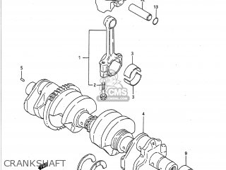 CRANKSHAFT - GSXR750 1992 (N) USA (E03)
