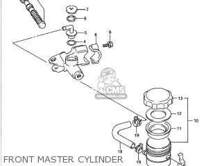 FRONT MASTER CYLINDER - GSXR750 1992 (N) USA (E03)