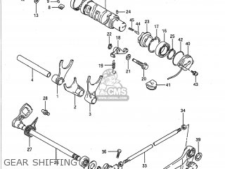 GEAR SHIFTING - GSXR750 1992 (N) USA (E03)