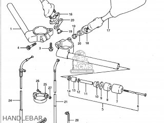 HANDLEBAR - GSXR750 1992 (N) USA (E03)