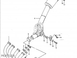MUFFLER - GSXR750 1992 (N) USA (E03)