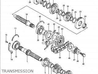 TRANSMISSION - GSXR750 1992 (N) USA (E03)