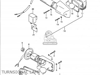 TURNSIGNAL LAMP - GSXR750 1992 (N) USA (E03)
