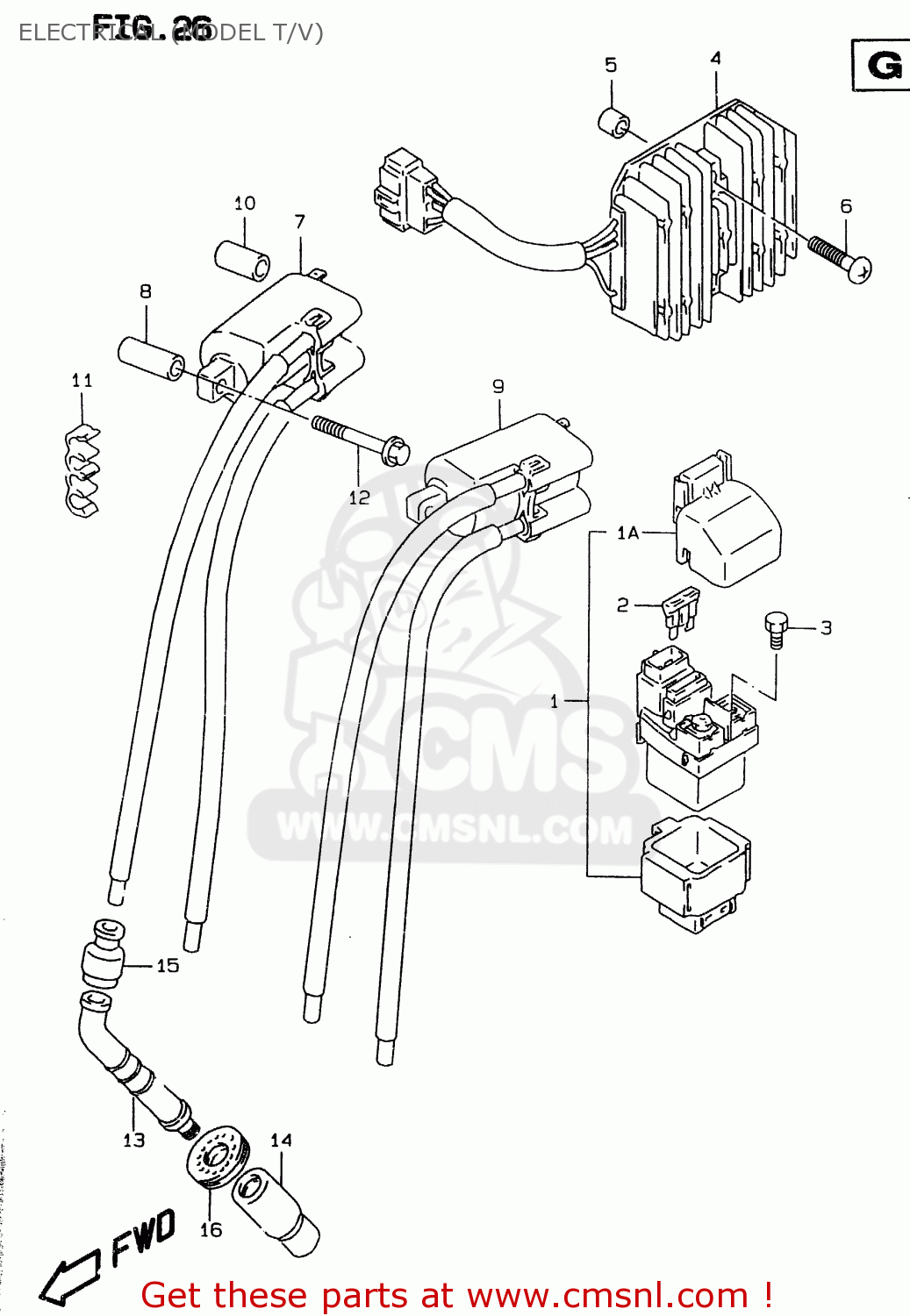 ELECTRICAL (MODEL T/V) GSXR750 1996 (T) (E02 E04 E18 E22 E24 E25 E34 E39) / P37
