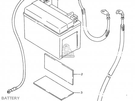 BATTERY - GSXR750 1996 (T) (E02 E04 E18 E22 E24 E25 E34 E39) / P37