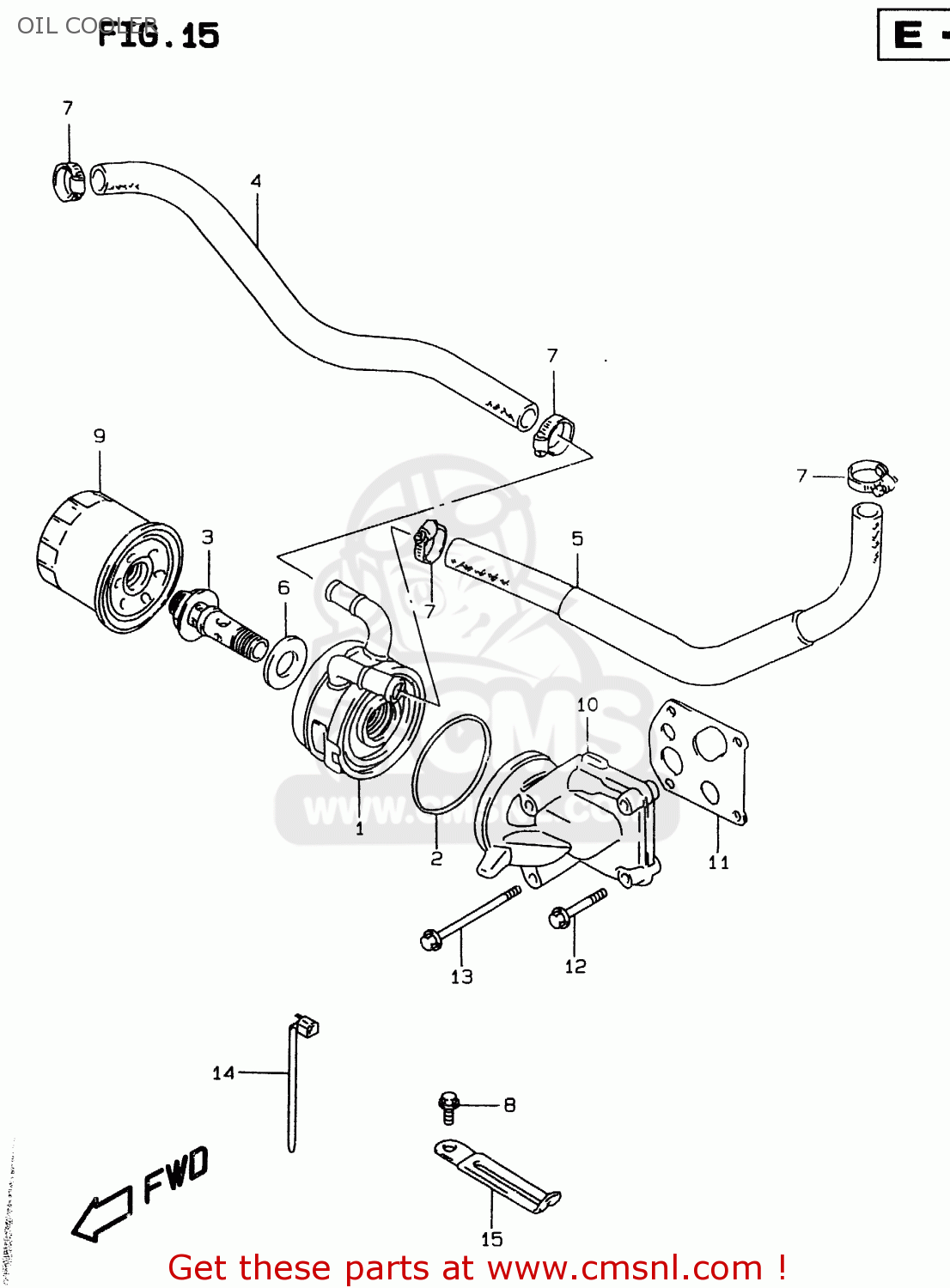 Suzuki GSXR750 1996 (T) (E02 E04 E18 E22 E24 E25 E34 E39) / P37 OIL ...