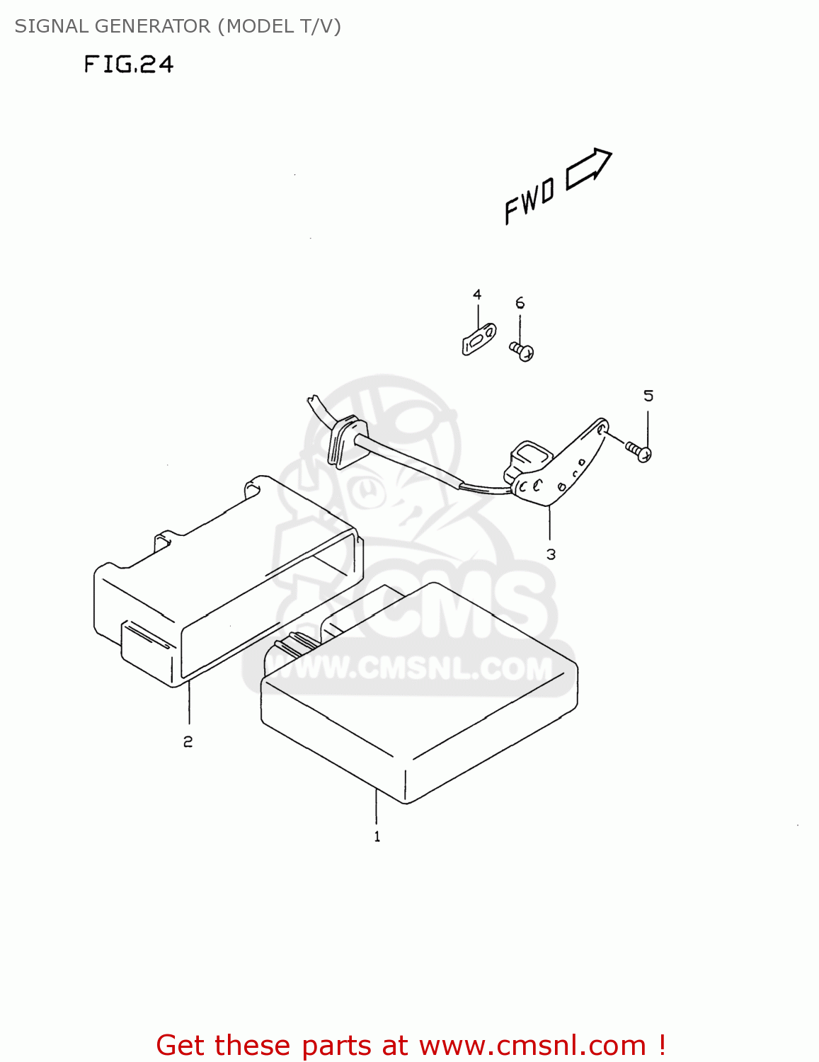 SIGNAL GENERATOR (MODEL T/V) GSXR750 1996 (T) USA (E03)