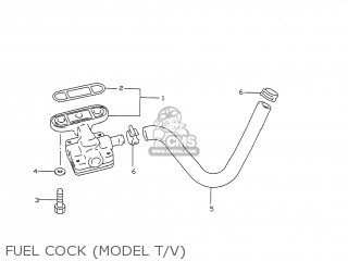 FUEL COCK (MODEL T/V) - GSXR750 1996 (T) USA (E03)