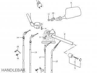 HANDLEBAR - GSXR750 1996 (T) USA (E03)