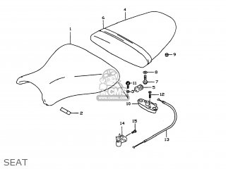SEAT - GSXR750 1996 (T) USA (E03)