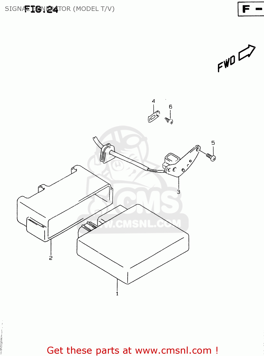 SIGNAL GENERATOR (MODEL T/V) GSXR750 1997 (V) (E02 E04 E18 E22 E24 E25 E34 E39) / P37
