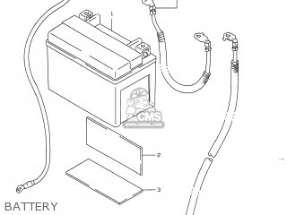 BATTERY - GSXR750 1997 (V) USA (E03)