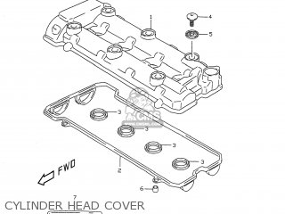 CYLINDER HEAD COVER - GSXR750 1997 (V) USA (E03)