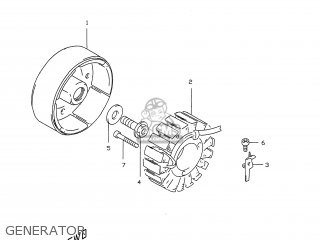 GENERATOR - GSXR750 1997 (V) USA (E03)