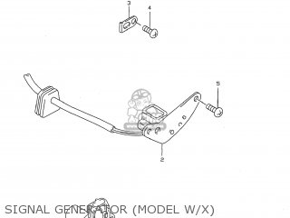 SIGNAL GENERATOR (MODEL W/X) - GSXR750 1997 (V) USA (E03)