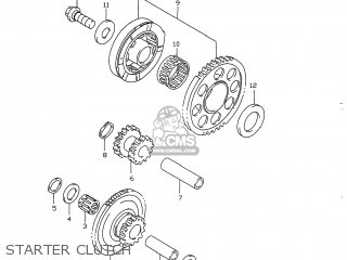 STARTER CLUTCH - GSXR750 1997 (V) USA (E03)