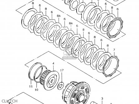 CLUTCH - GSXR750 1998 (W) (E02 E04 E18 E22 E24 E25 E34 E39)