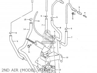2ND AIR (MODEL W/X) - GSXR750 1998 (W) USA (E03)