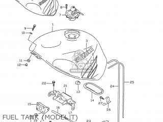 FUEL TANK (MODEL T) - GSXR750 1998 (W) USA (E03)