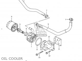 OIL COOLER - GSXR750 1998 (W) USA (E03)