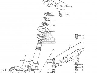 STEERING STEM - GSXR750 1998 (W) USA (E03)