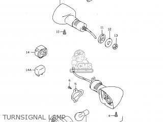 TURNSIGNAL LAMP - GSXR750 1998 (W) USA (E03)