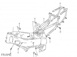 FRAME - GSXR750 1999 (X) USA (E03)