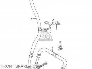 FRONT BRAKE HOSE - GSXR750 1999 (X) USA (E03)
