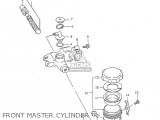 FRONT MASTER CYLINDER - GSXR750 1999 (X) USA (E03)
