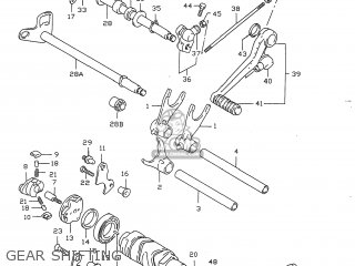GEAR SHIFTING - GSXR750 1999 (X) USA (E03)