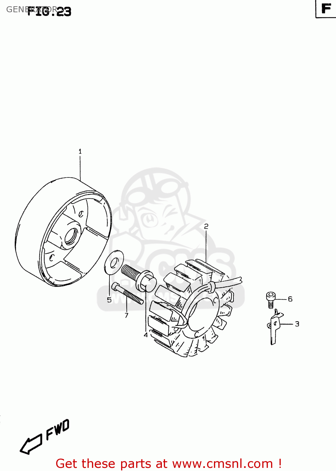 GENERATOR GSXR750 1999 (X)