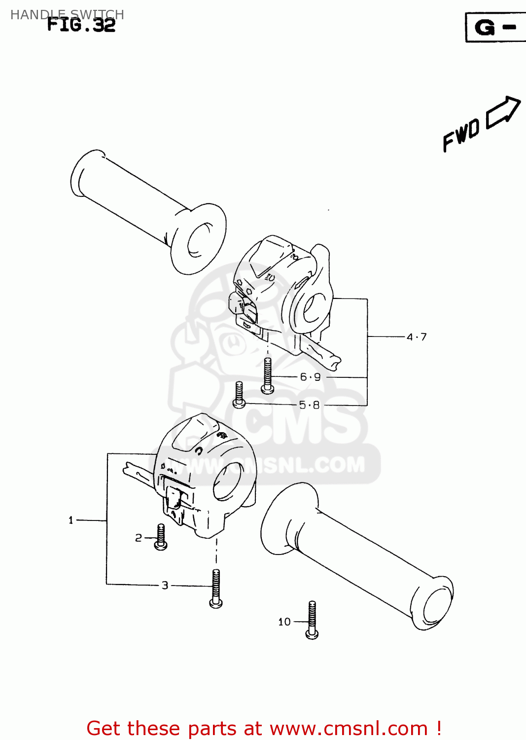 HANDLE SWITCH GSXR750 1999 (X)