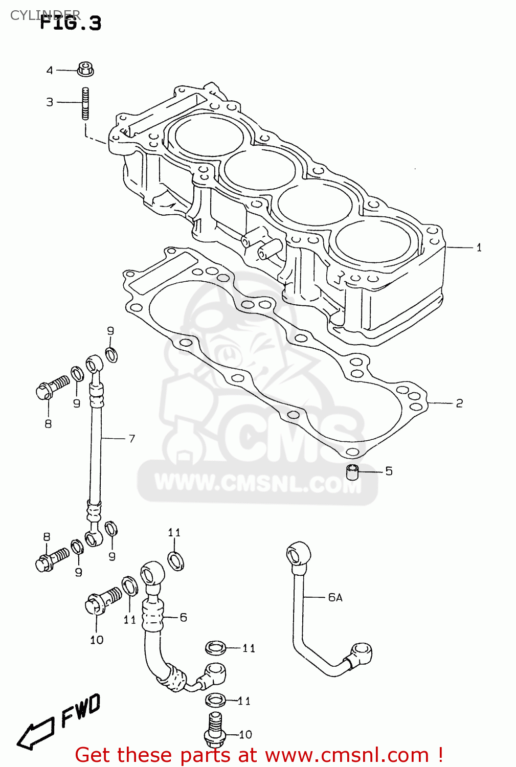 CYLINDER GSXR750 1999 (X)