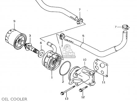 OIL COOLER - GSXR750 1999 (X)