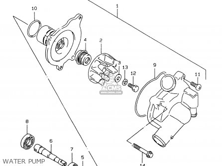 WATER PUMP - GSXR750 1999 (X)