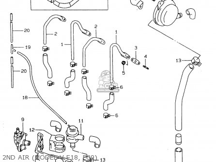 2ND AIR (MODEL V E18, E39) - GSXR750 1999 (X)