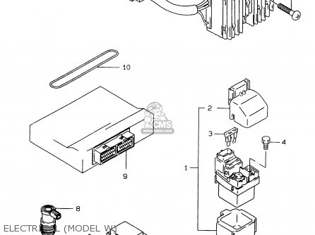 ELECTRICAL (MODEL W) - GSXR750 1999 (X)