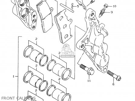 FRONT CALIPERS - GSXR750 1999 (X)