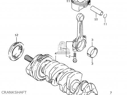 CRANKSHAFT - GSXR750 1999 (X)