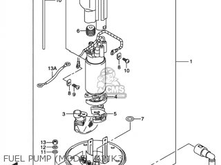 FUEL PUMP (MODEL K2/K3) - GSXR750 2000 (Y) USA (E03)