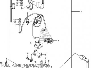 FUEL PUMP (MODEL Y/K1) - GSXR750 2000 (Y) USA (E03)