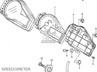 SPEEDOMETER - GSXR750 2000 (Y) USA (E03)