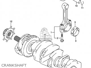 CRANKSHAFT - GSXR750 2001 (K1) USA (E03)