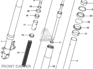 FRONT DAMPER - GSXR750 2001 (K1) USA (E03)