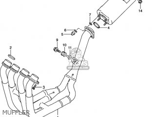 MUFFLER - GSXR750 2001 (K1) USA (E03)