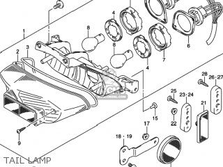 TAIL LAMP - GSXR750 2001 (K1) USA (E03)