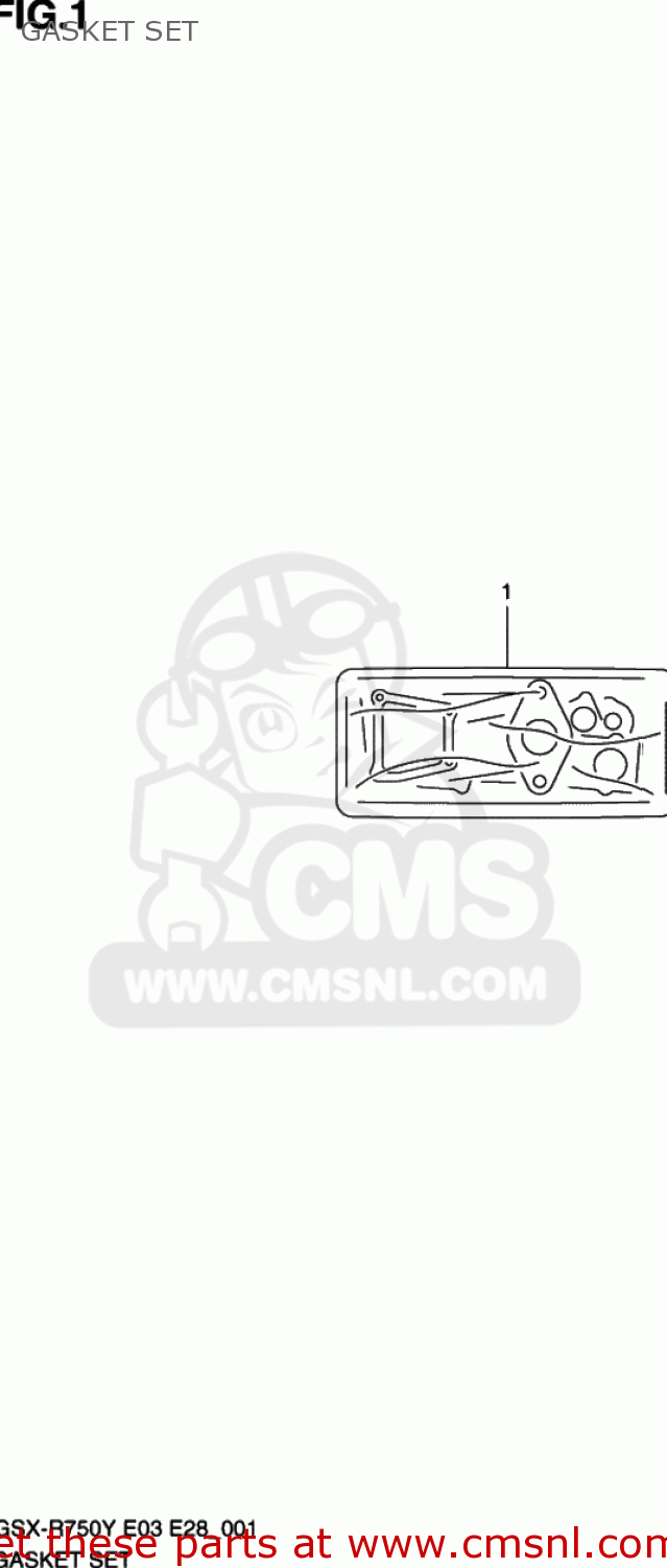 GASKET SET GSXR750 2002 (K2) USA (E03)