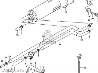 EVAPO SYSTEM (E33) - GSXR750 2002 (K2) USA (E03)