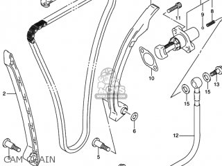 CAM CHAIN - GSXR750 2003 (K3) USA (E03)